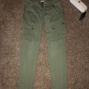 green cargo pants